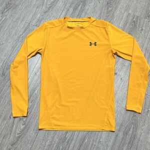Under Armour Yellow Fitted Long Sleeve Jersey